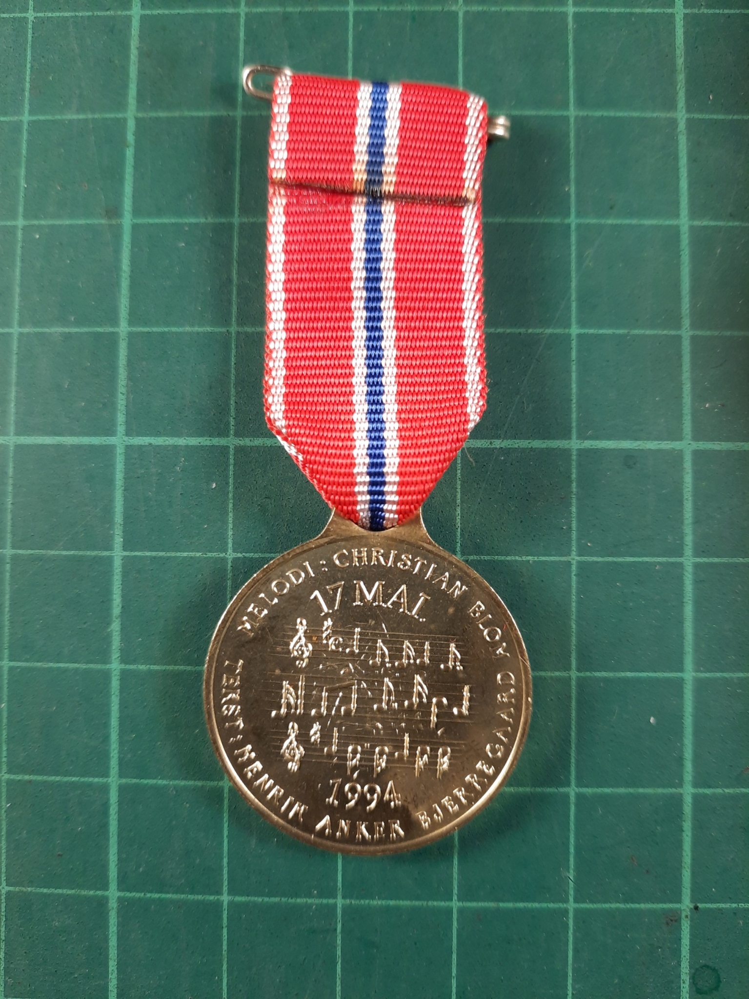 17 Mai medalje 1994 Sønner av Norge