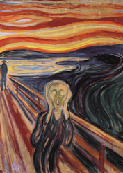 Puslespill : Edvard Munch's Skrik (1000 Biter)