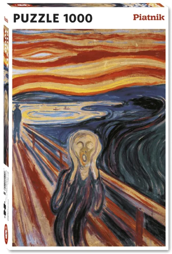 Puslespill : Edvard Munch's Skrik (1000 Biter)