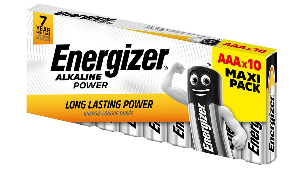 Batterier Energizer Alkaline AAA (LR03) 10 pack