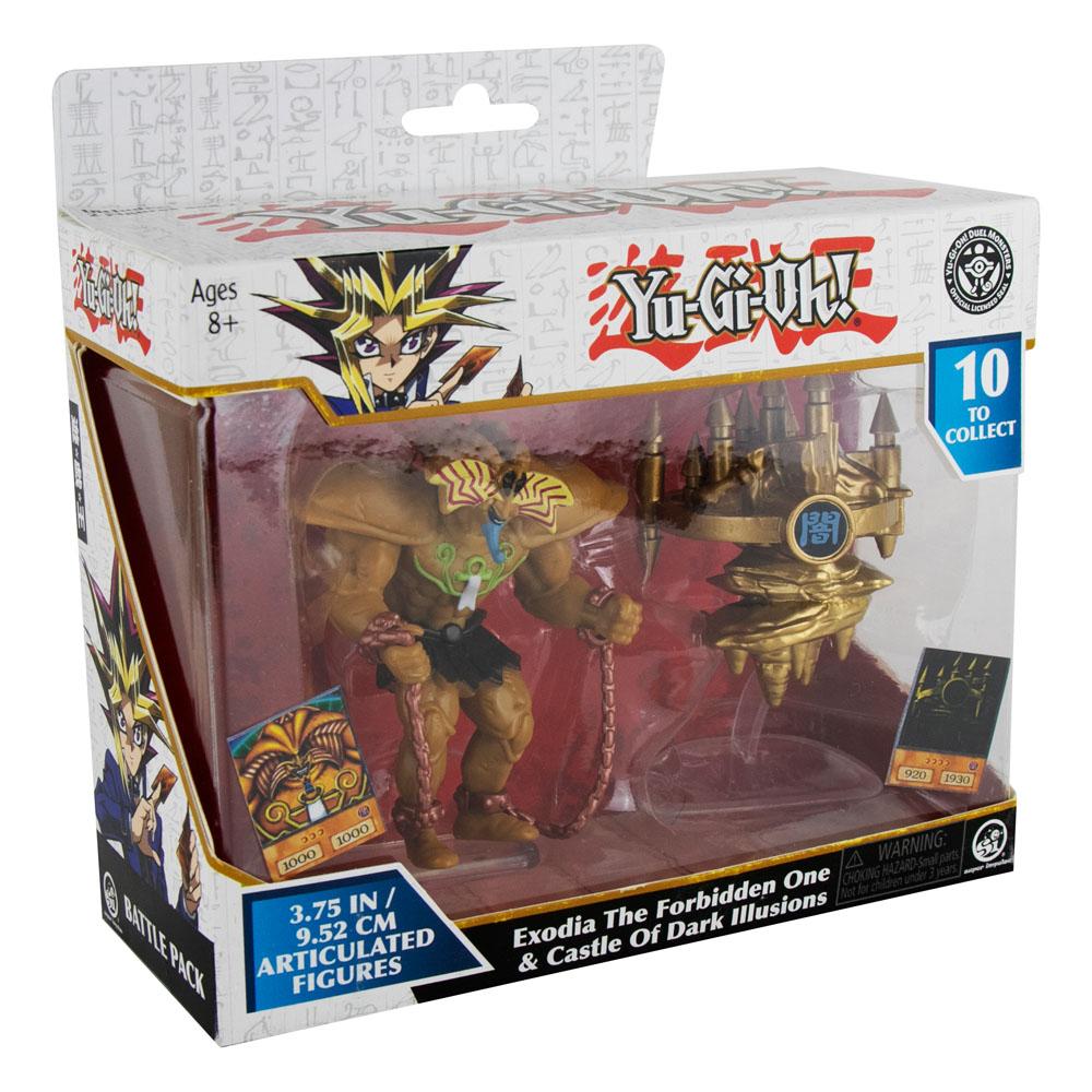 Yu-Gi-Oh! Action Figure 2-Pack Exodia The Forbidden One & Castle Of Dark Illusions 10 cm