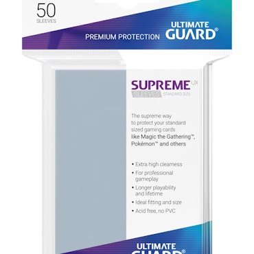 Supreme UX Sleeves Standard Size Transparent (50)