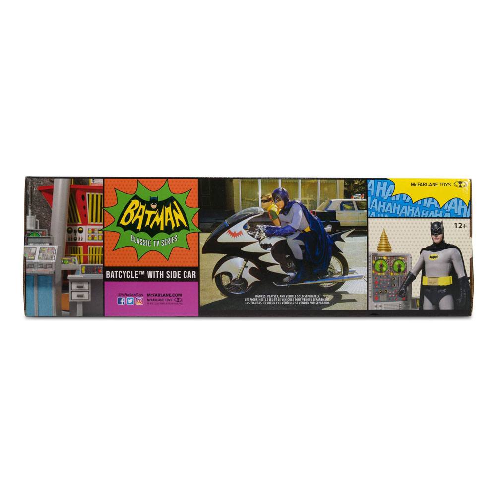 DC Retro Vehicle Batcycle with Side Car