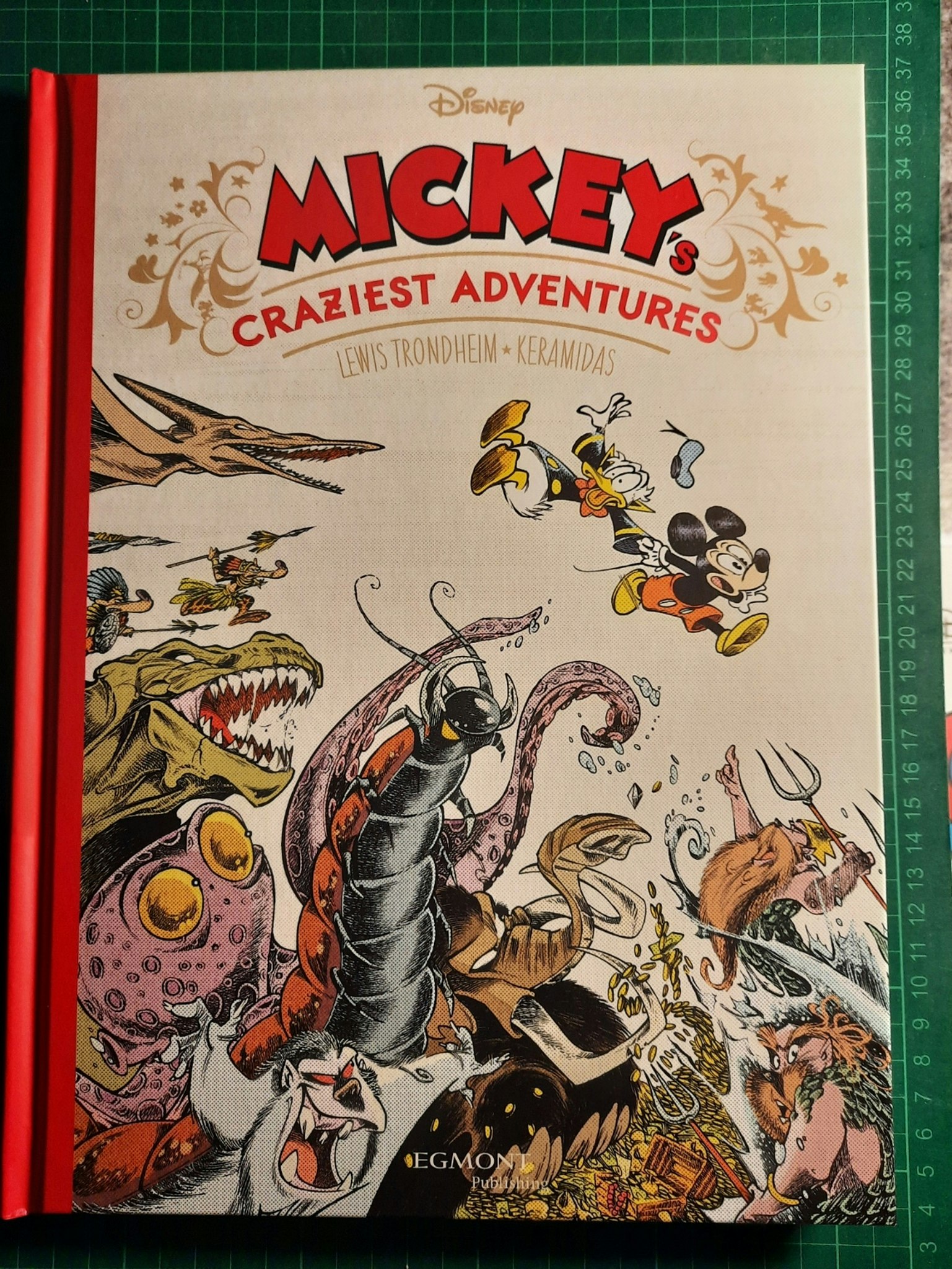 Mickey's Craziest Adventures (Norsk) med original tegning av Keramidas