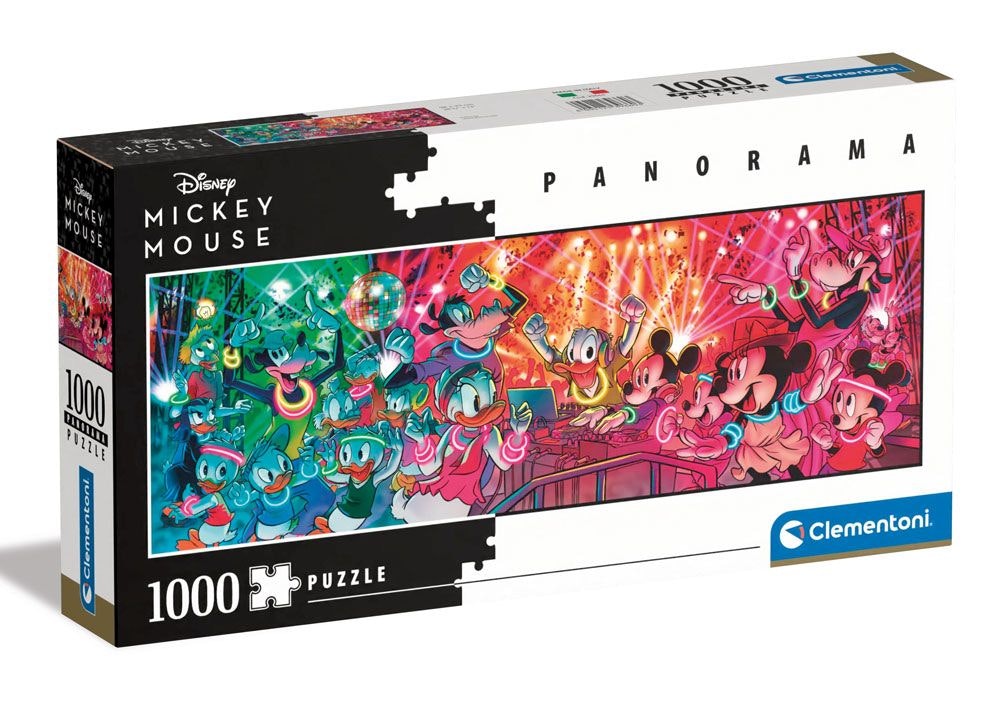Puslespill Disney Panorama Disco with DJ Mickey (1000 biter)
