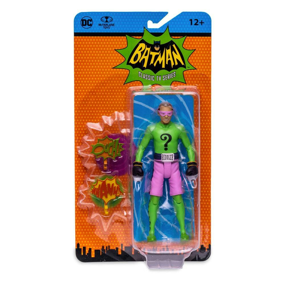 DC Retro Action Figure Batman 66 The Riddler in Boxing Gloves