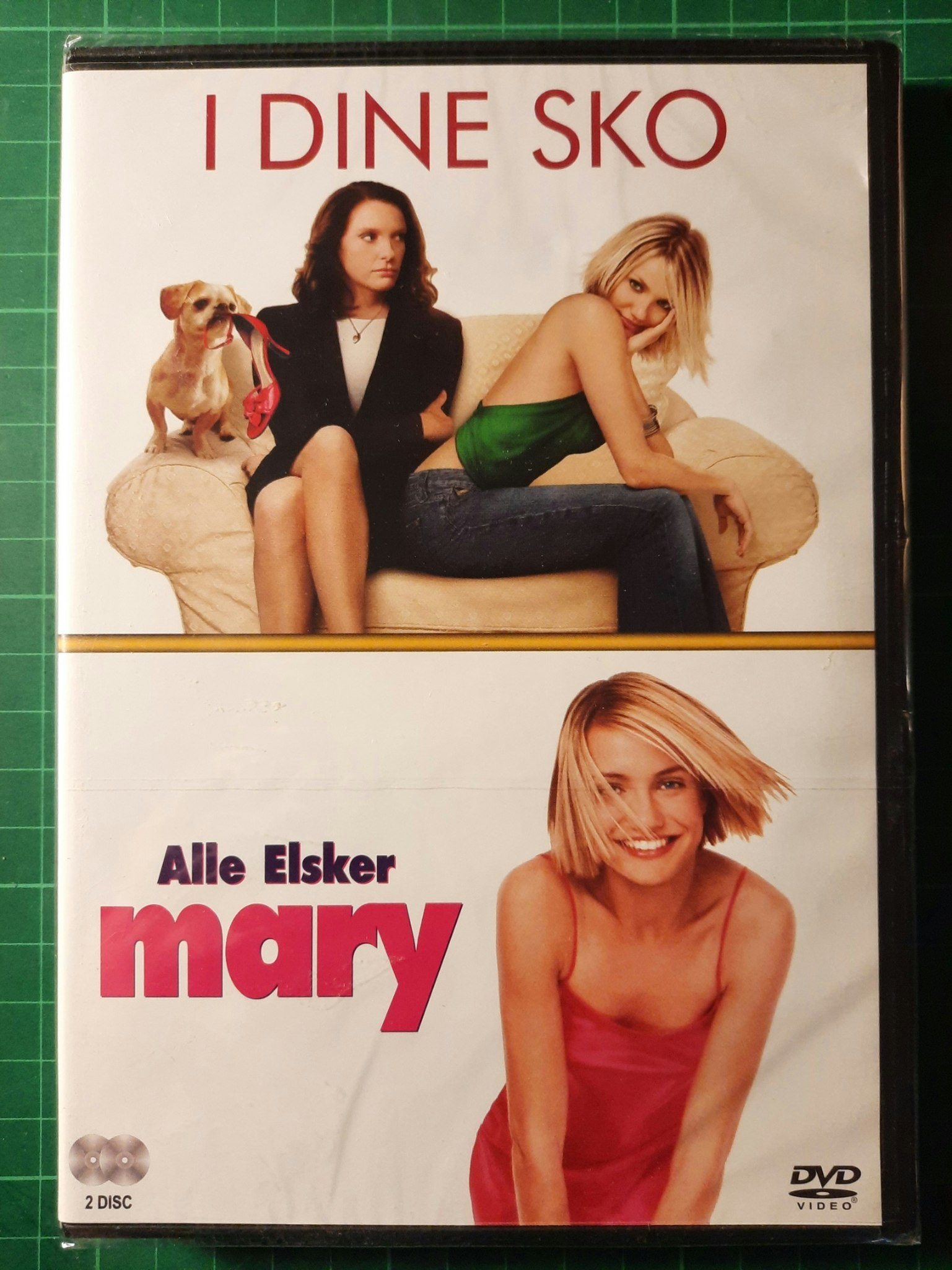 DVD : I dine sko + Alle elsker Mary (forseglet)