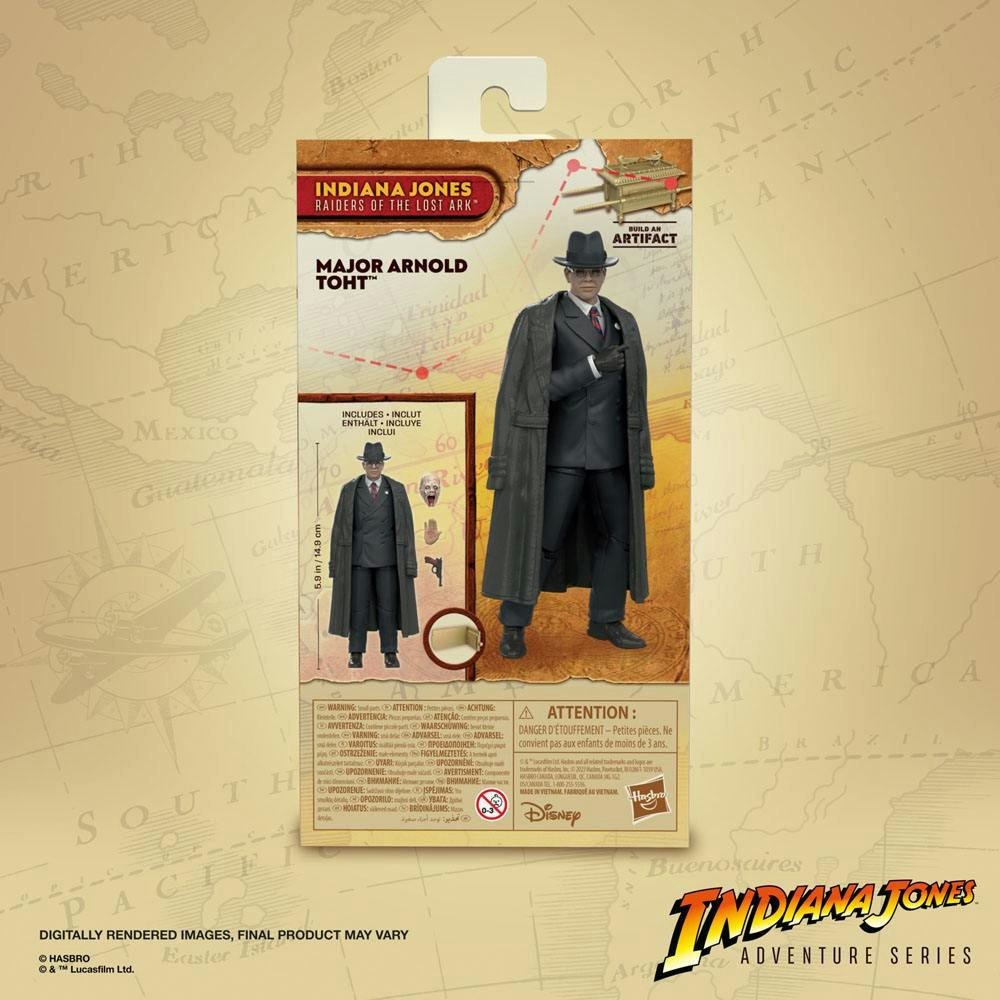 Indiana Jones Adventure Series Actionfigur Major Arnold Toht (Raiders of the Lost Ark) 15 cm