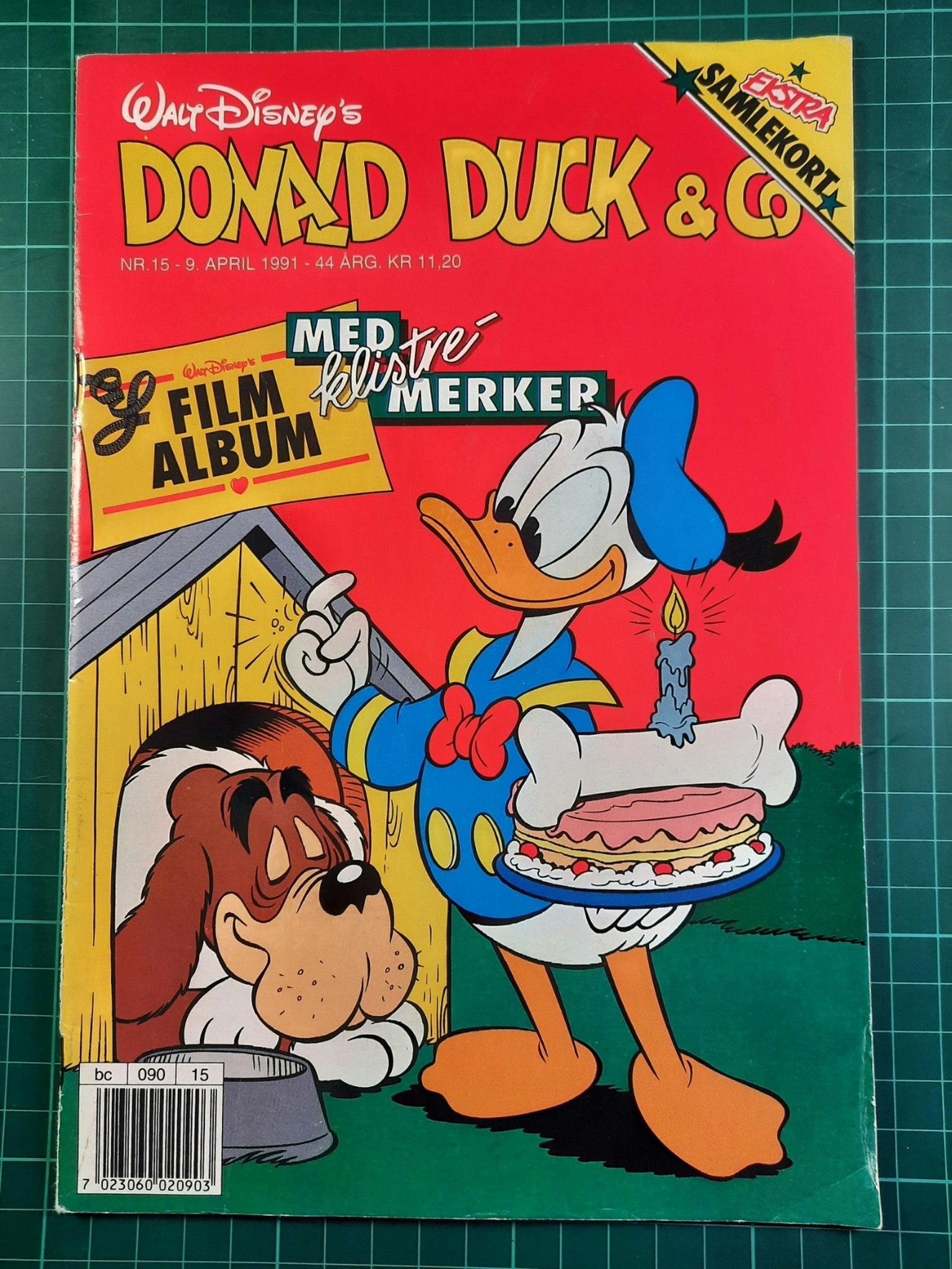 Donald Duck & Co 1991 - 15 m/samlerkort og filmalbum