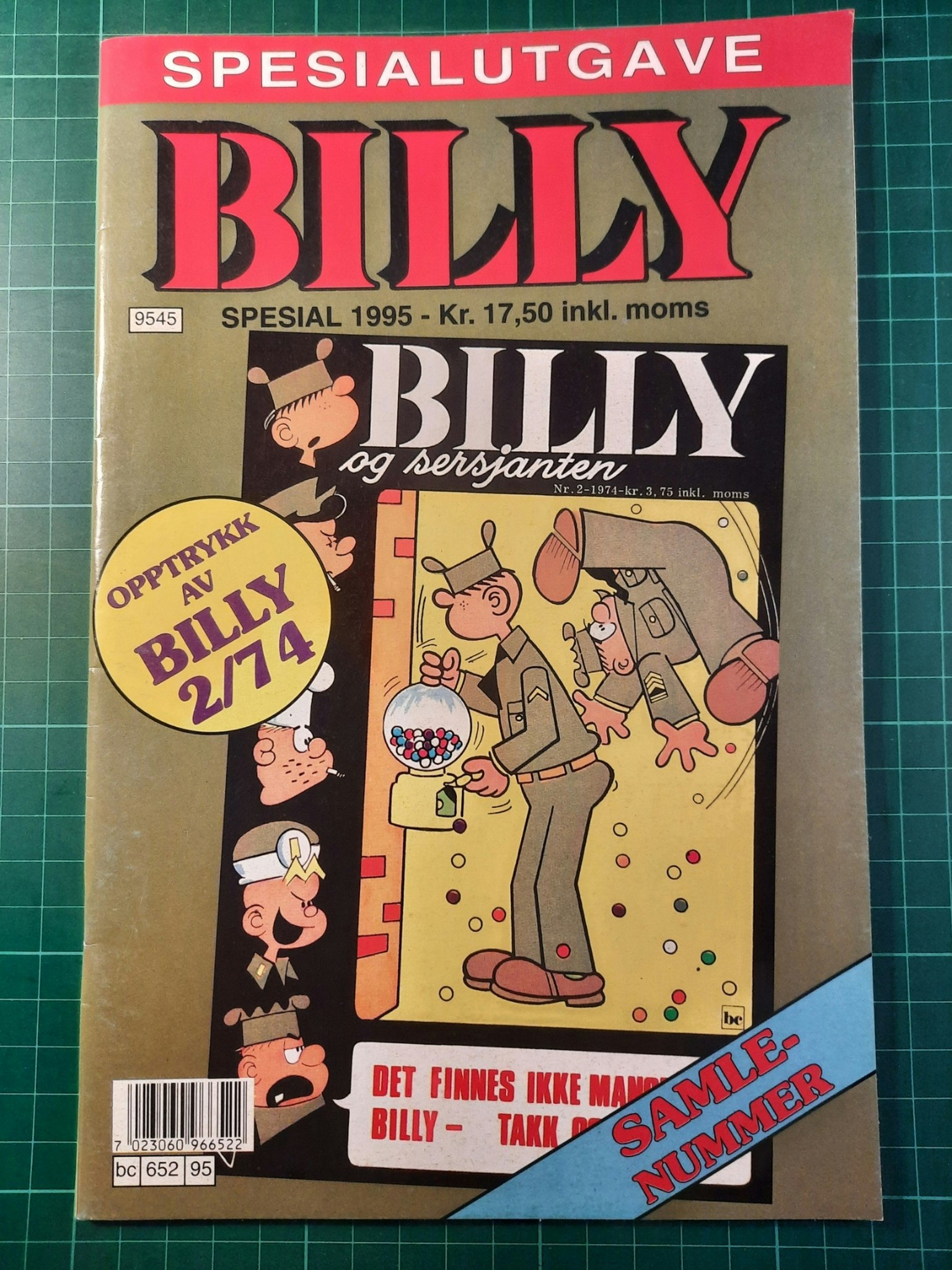 Billy spesial 1995 - Opptrykk av Billy 2/1974