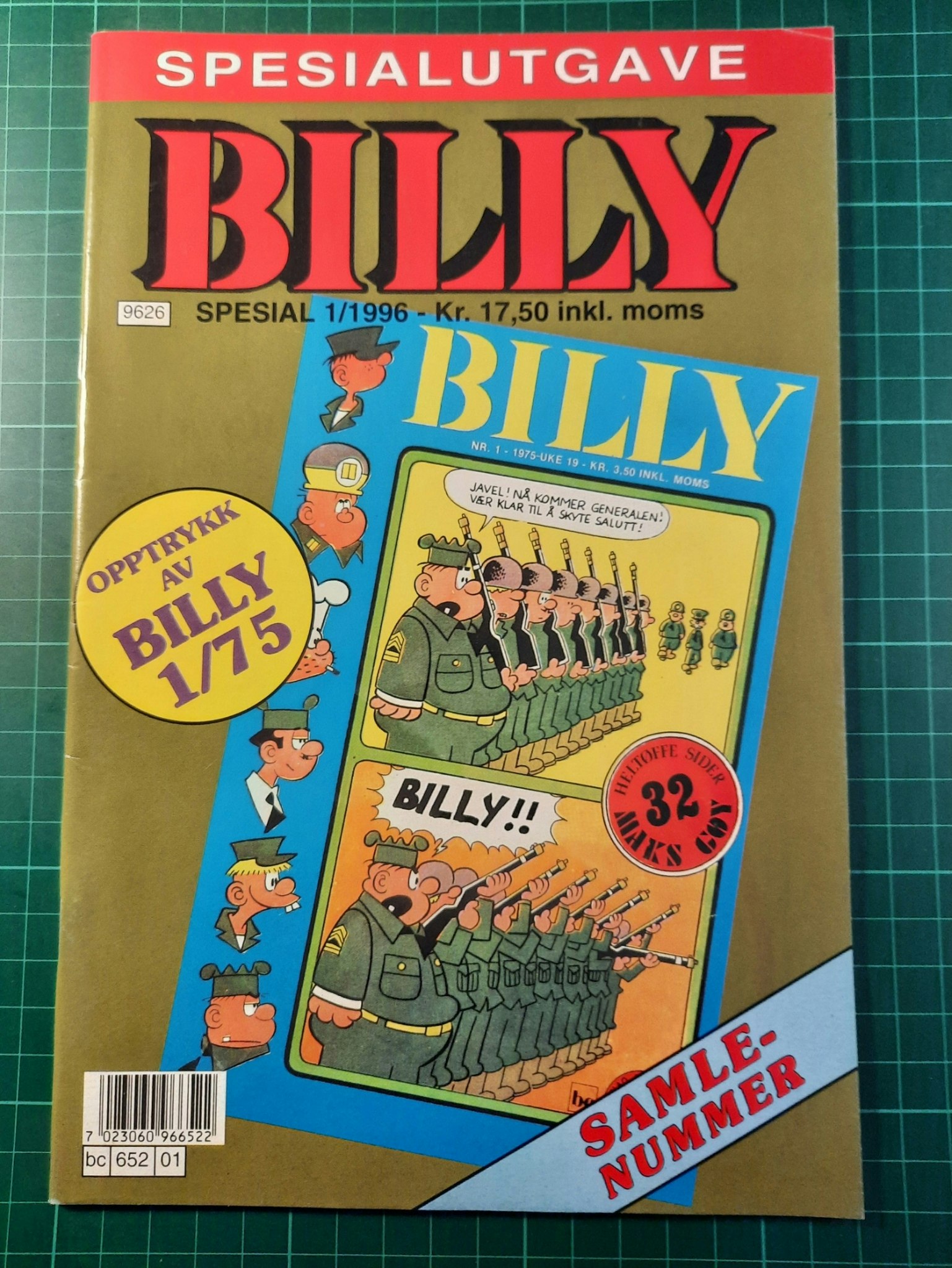 Billy spesial 1996 - 01 - Opptrykk av Billy 1/1975