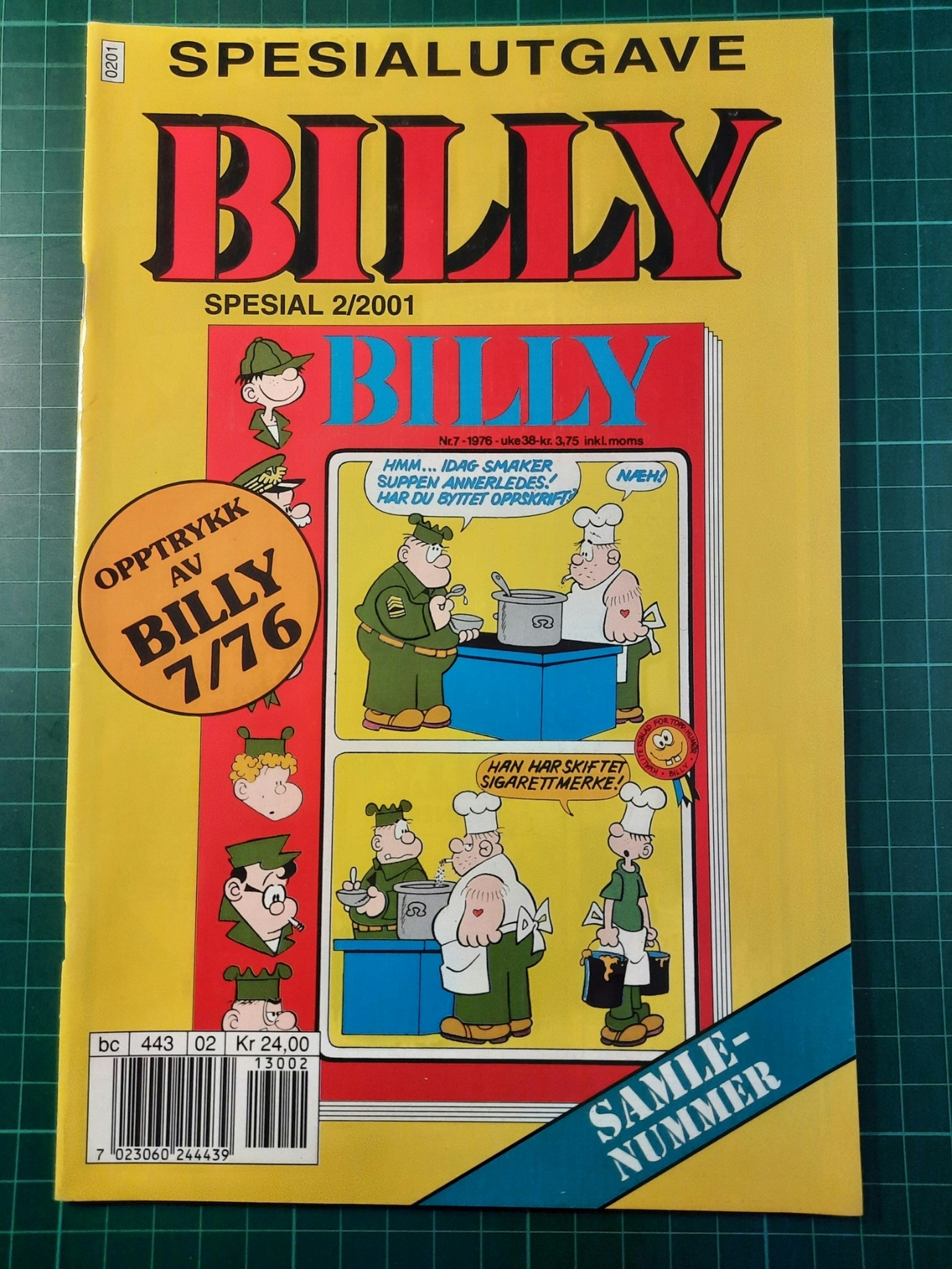 Billy spesial 2001 - 02 Opptrykk av Billy 7/1976