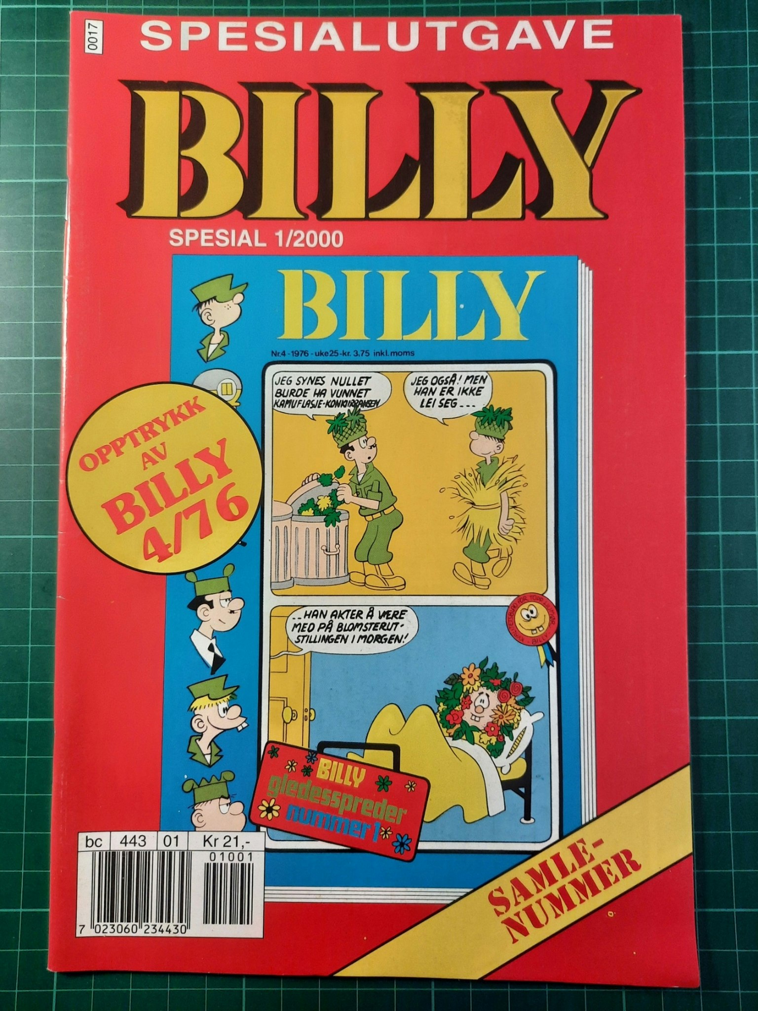 Billy spesial 2000 - 01 Opptrykk av Billy 4/1976