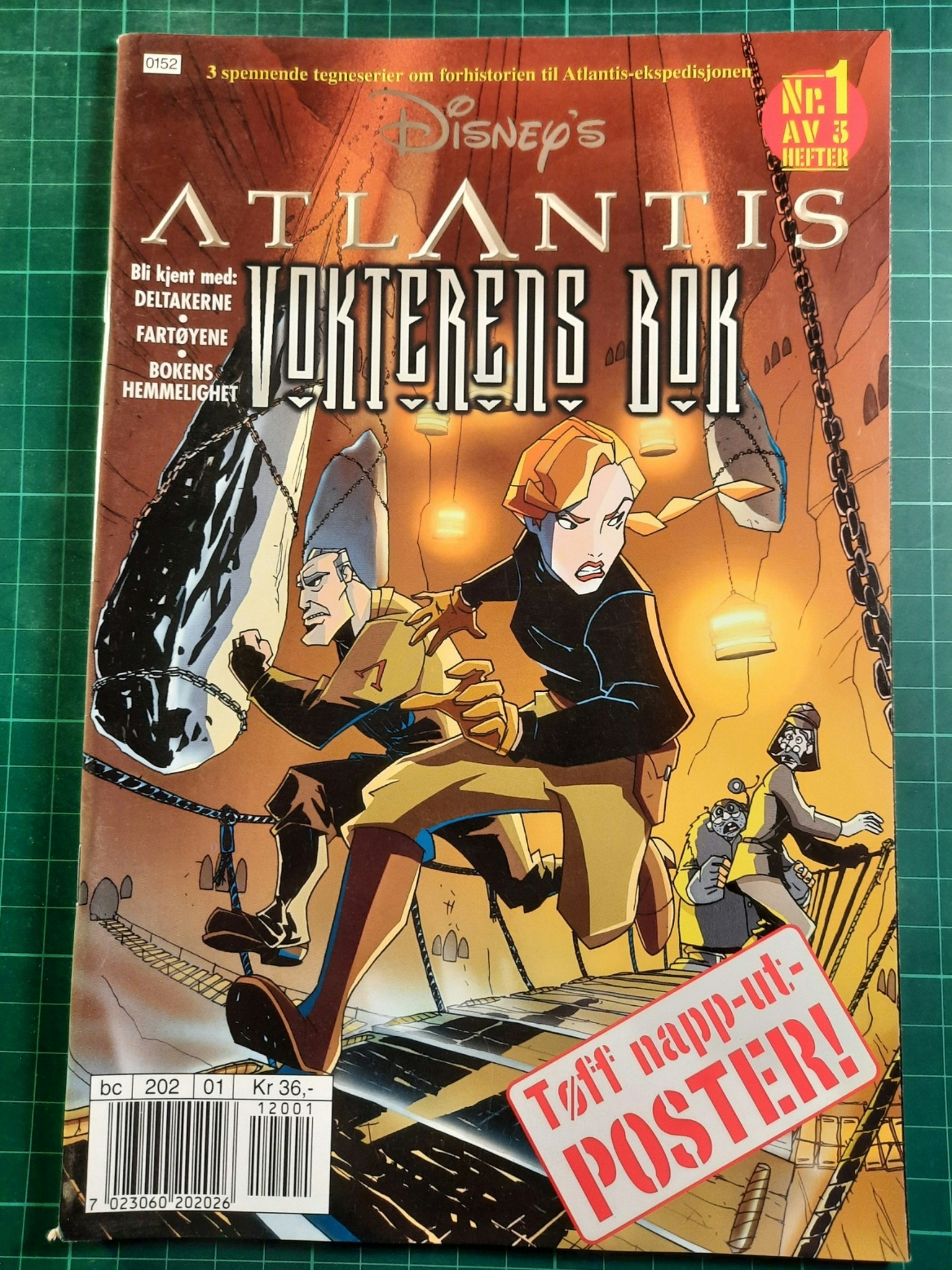 Atlantis nr 1 av 3 m/poster