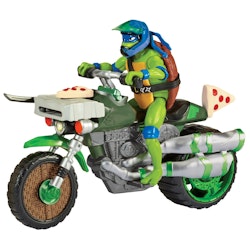Turtles Mutant Mayhem Ninja kick cycle with Leonardo