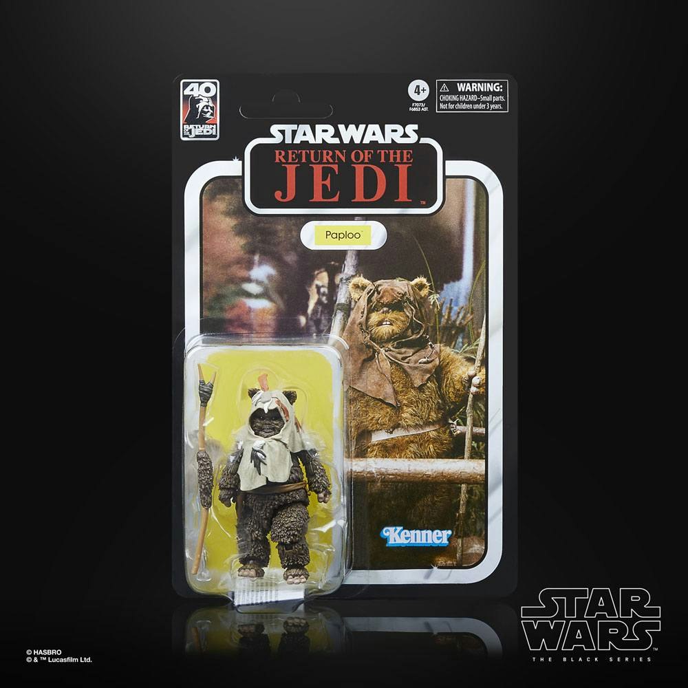 Star Wars Episode VI 40th Anniversary Black Series Action Figure Paploo 15 cm