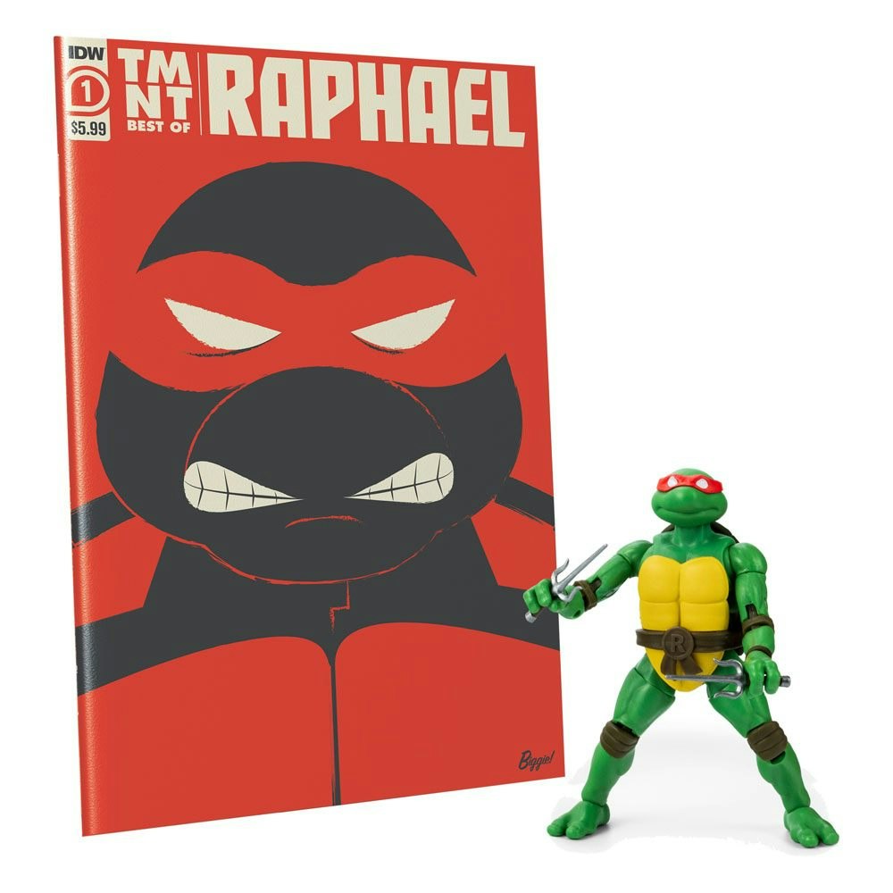 TNMT Action Figure & Comic Book Raphael