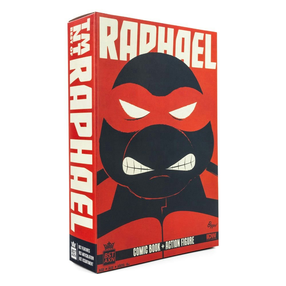 TNMT Action Figure & Comic Book Raphael