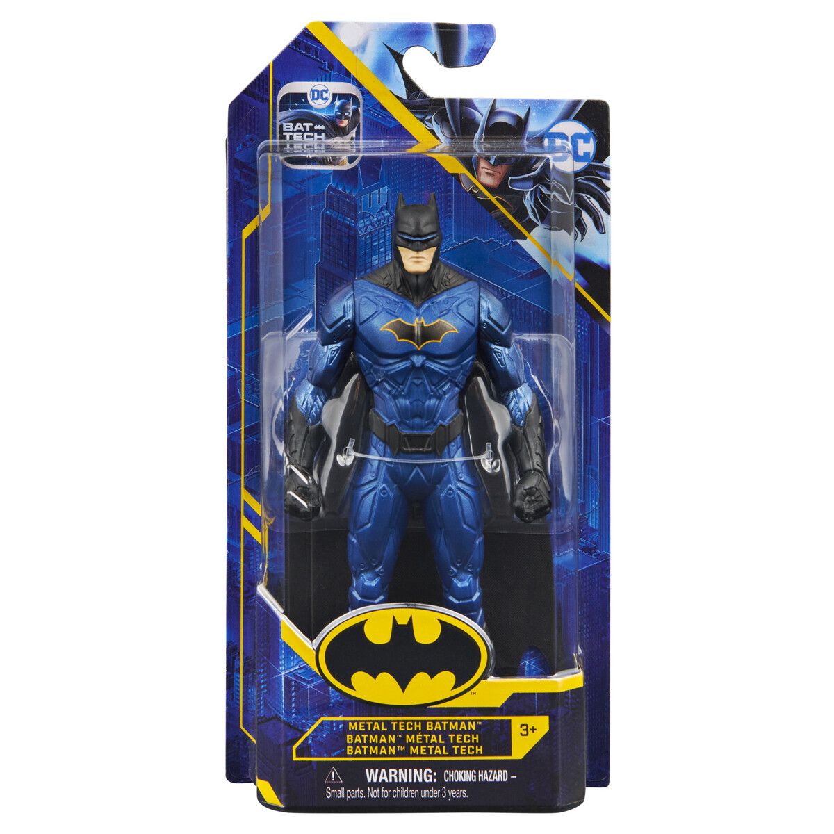 DC Basic spinmaster 15 cm Metal Tech Batman