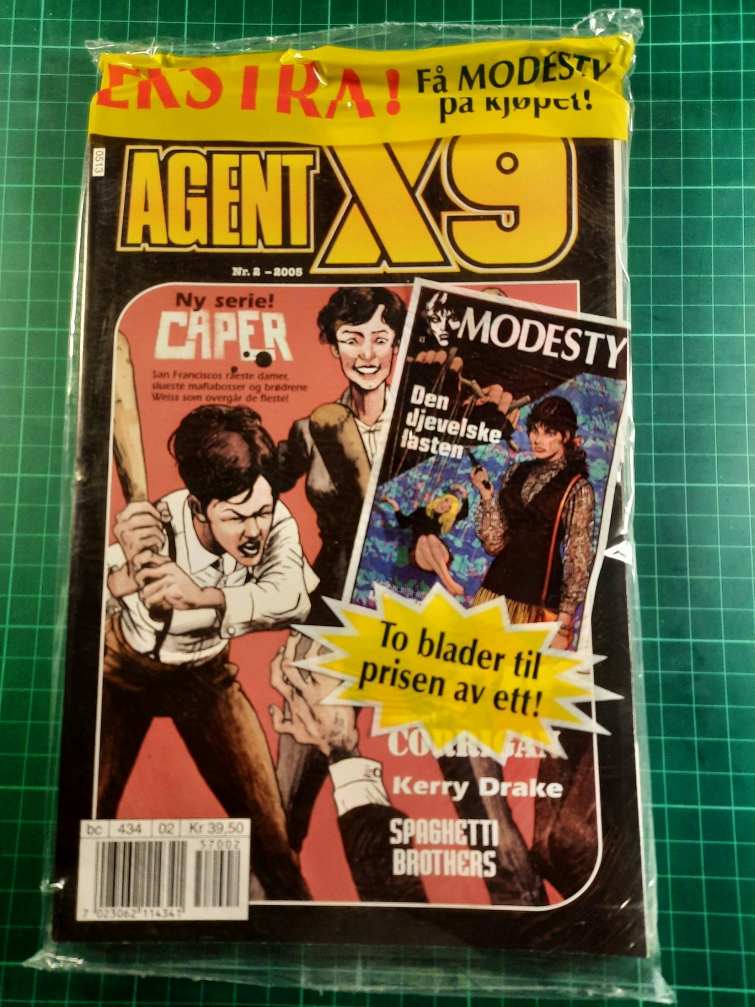 Agent X9 2005 - 02 + Modesty #13 (Forseglet)