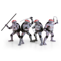 Teenage Mutant Ninja Turtles BST AXN Action Figure 4-Pack Battle Damaged