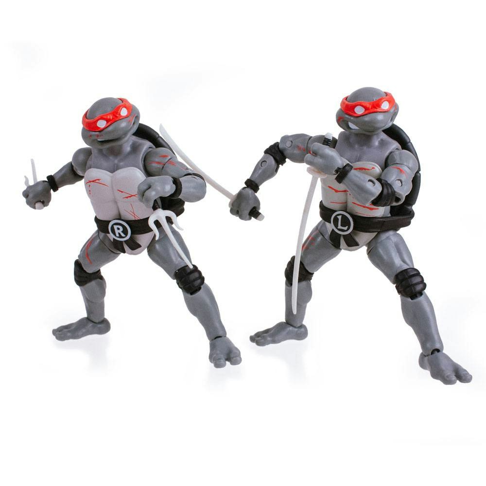 Teenage Mutant Ninja Turtles BST AXN Action Figure 4-Pack Battle Damaged