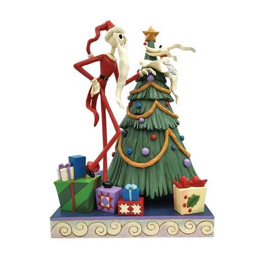 Santa Jack with Zero by Tree
