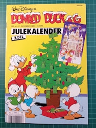 Donald Duck & Co 1990 - 48 m/postkort julekalender