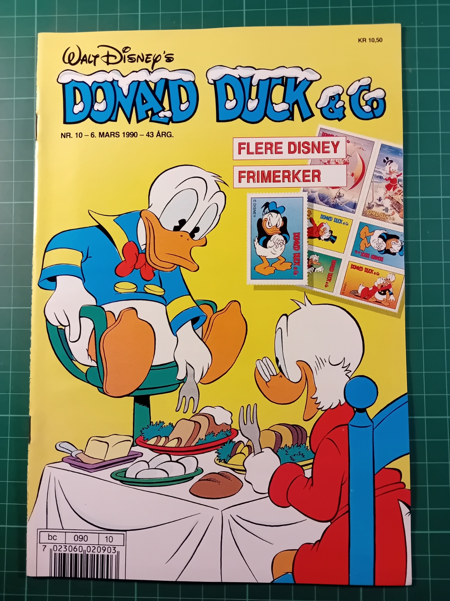 Donald Duck & Co 1990 - 10 m/frimerker