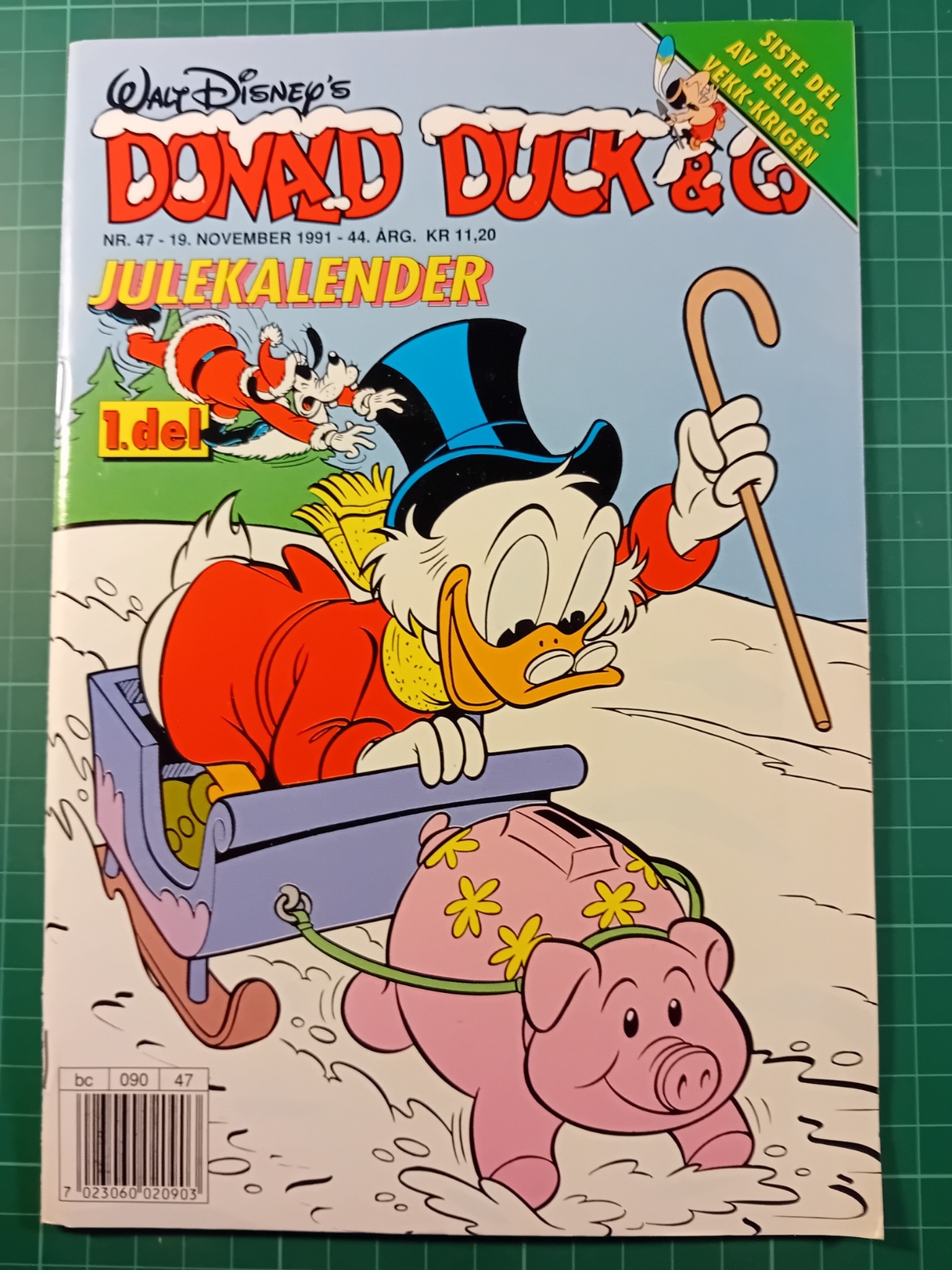 Donald Duck & Co 1991 - 47 m/samlerkort og julekalender