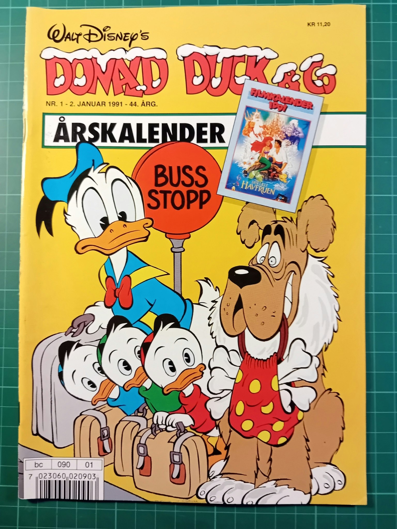 Donald Duck & Co 1991 - 01 m/kalender Lille havfruen