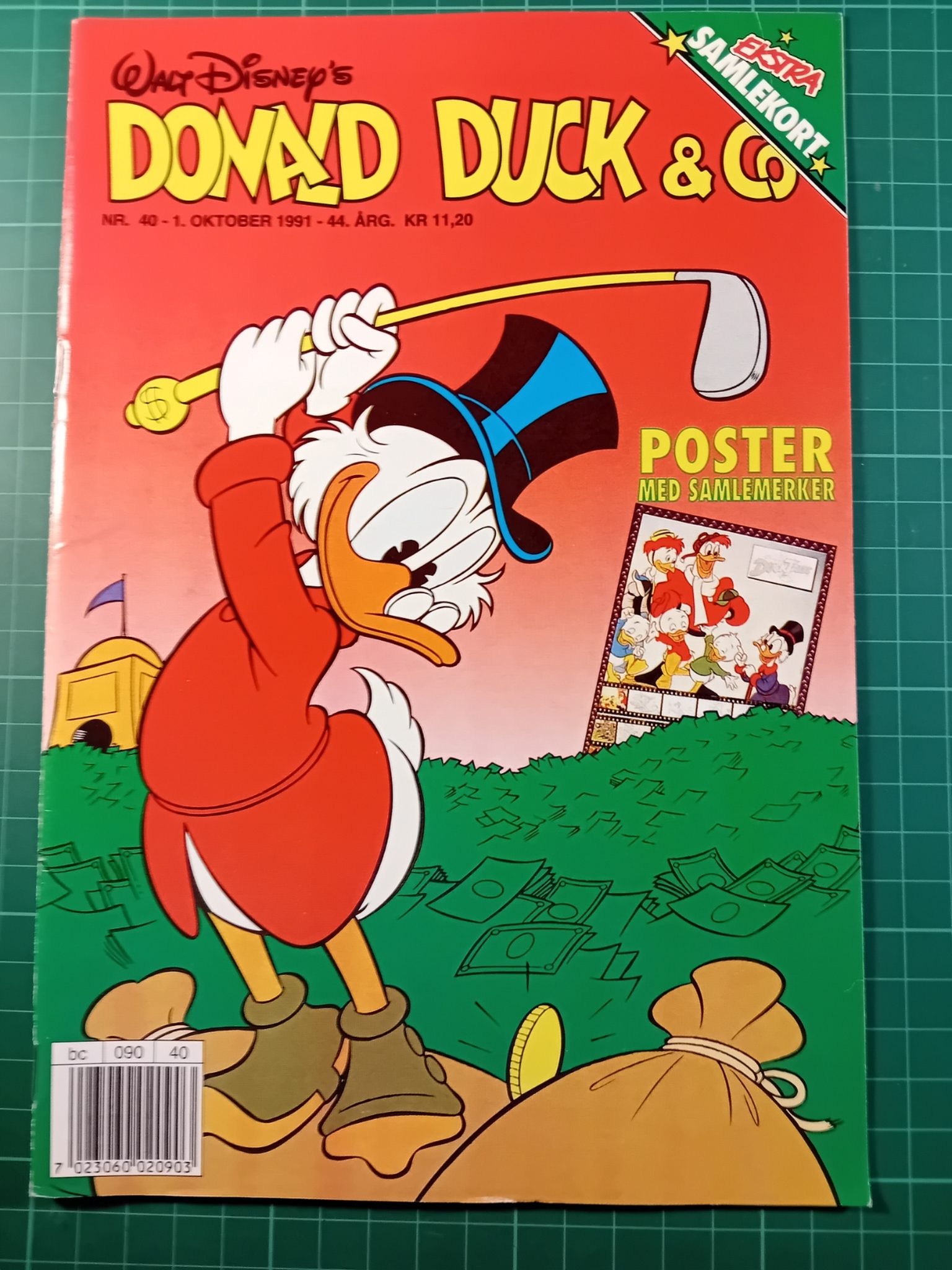 Donald Duck & Co 1991 - 40 m/samlerkort og poster