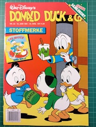 Donald Duck & Co 1991 - 25 m/samlerkort og stoffmerke