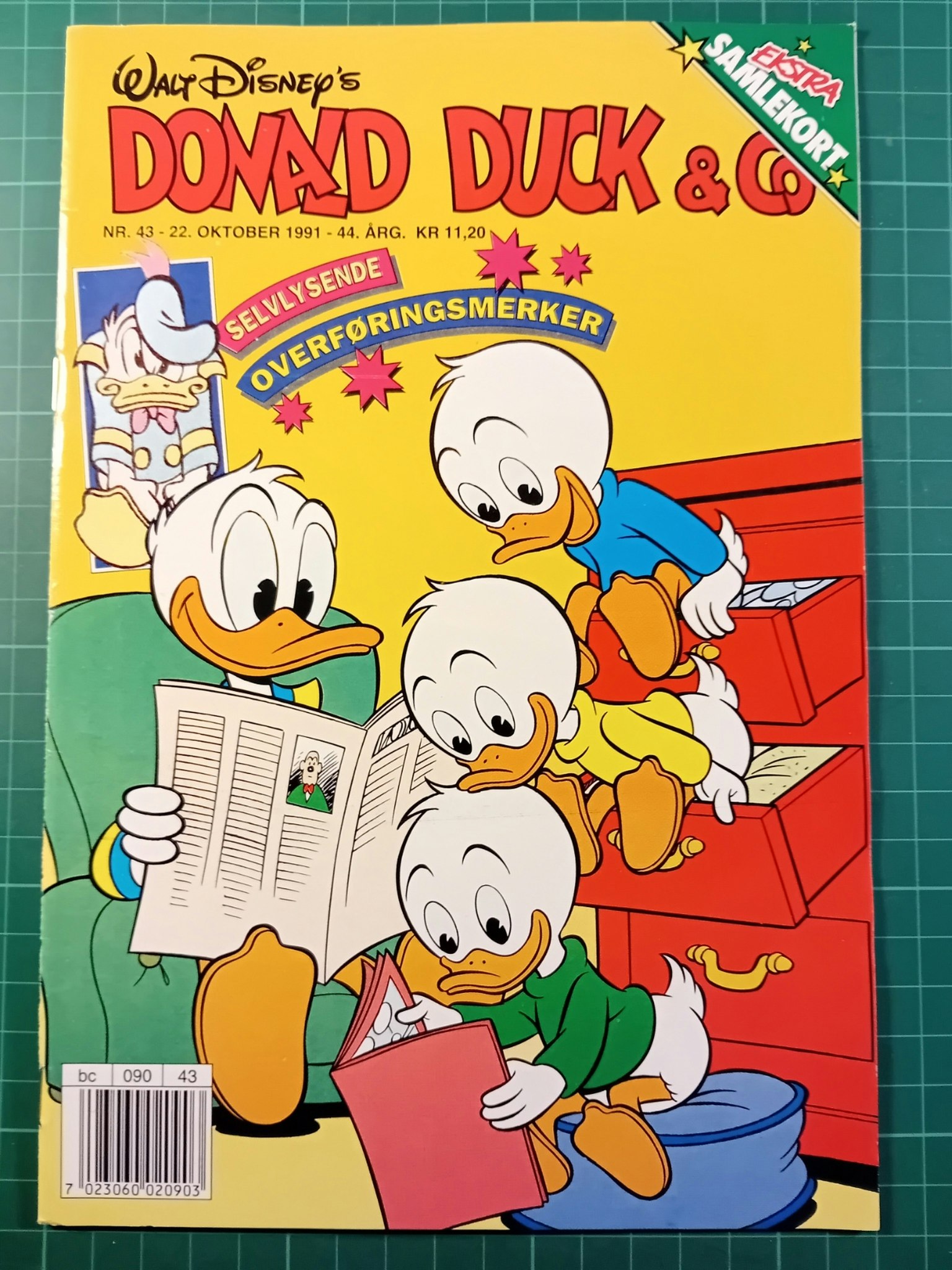 Donald Duck & Co 1991 - 43 m/samlerkort