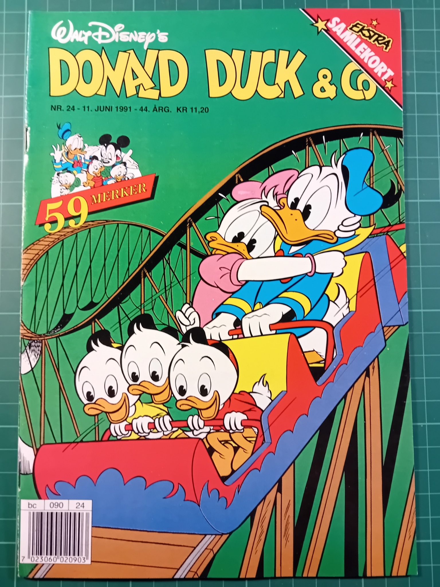 Donald Duck & Co 1991 - 24 m/samlerkort