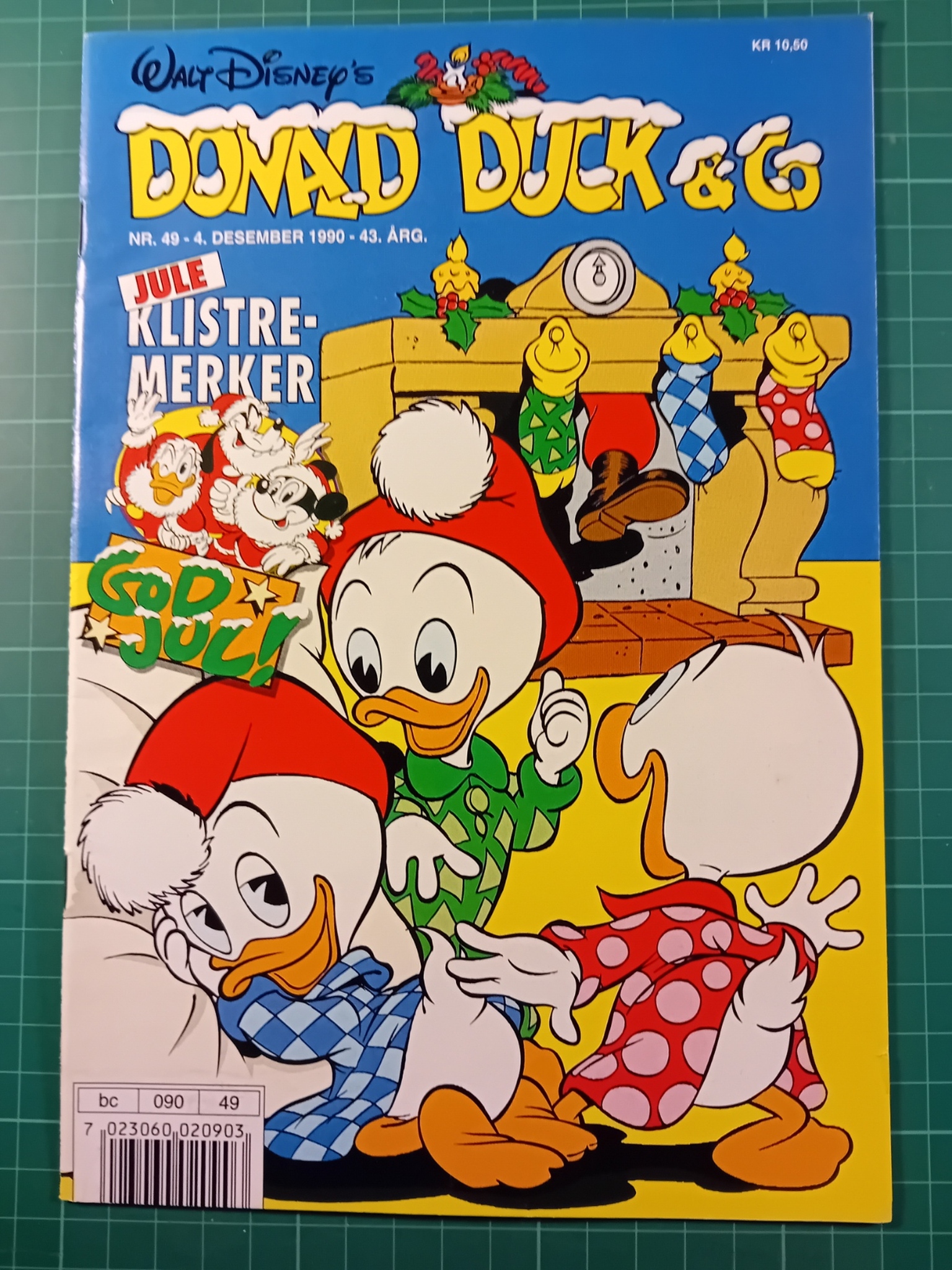 Donald Duck & Co 1990 - 49 m/klistremerker