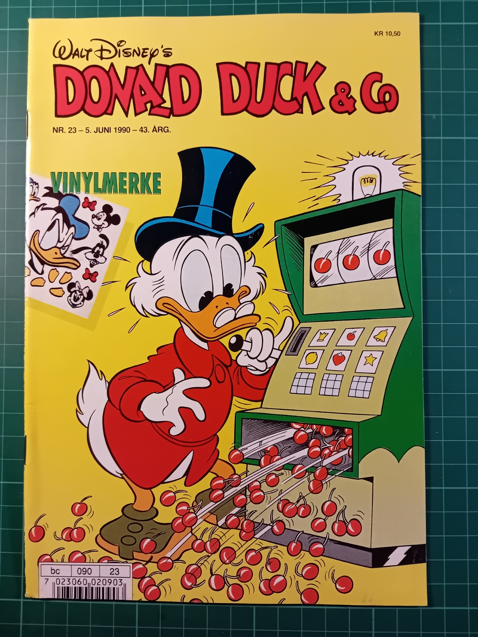 Donald Duck & Co 1990 - 23 m/vinylmerke