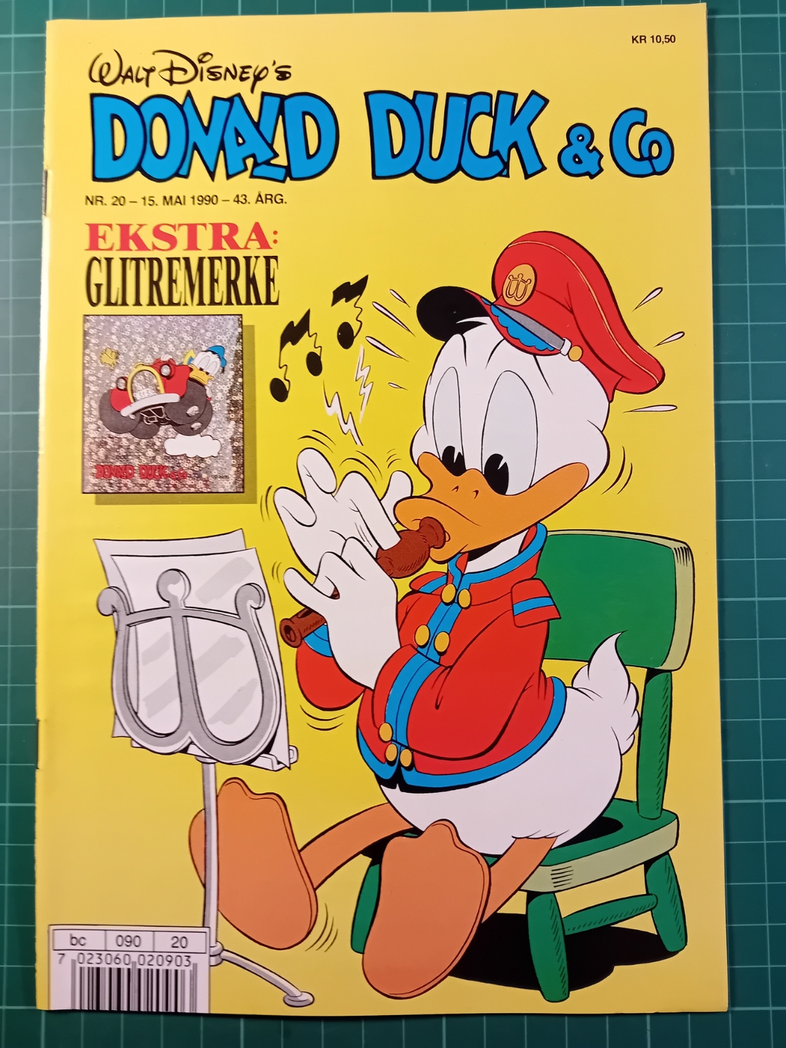 Donald Duck & Co 1990 - 20 m/glitremerke
