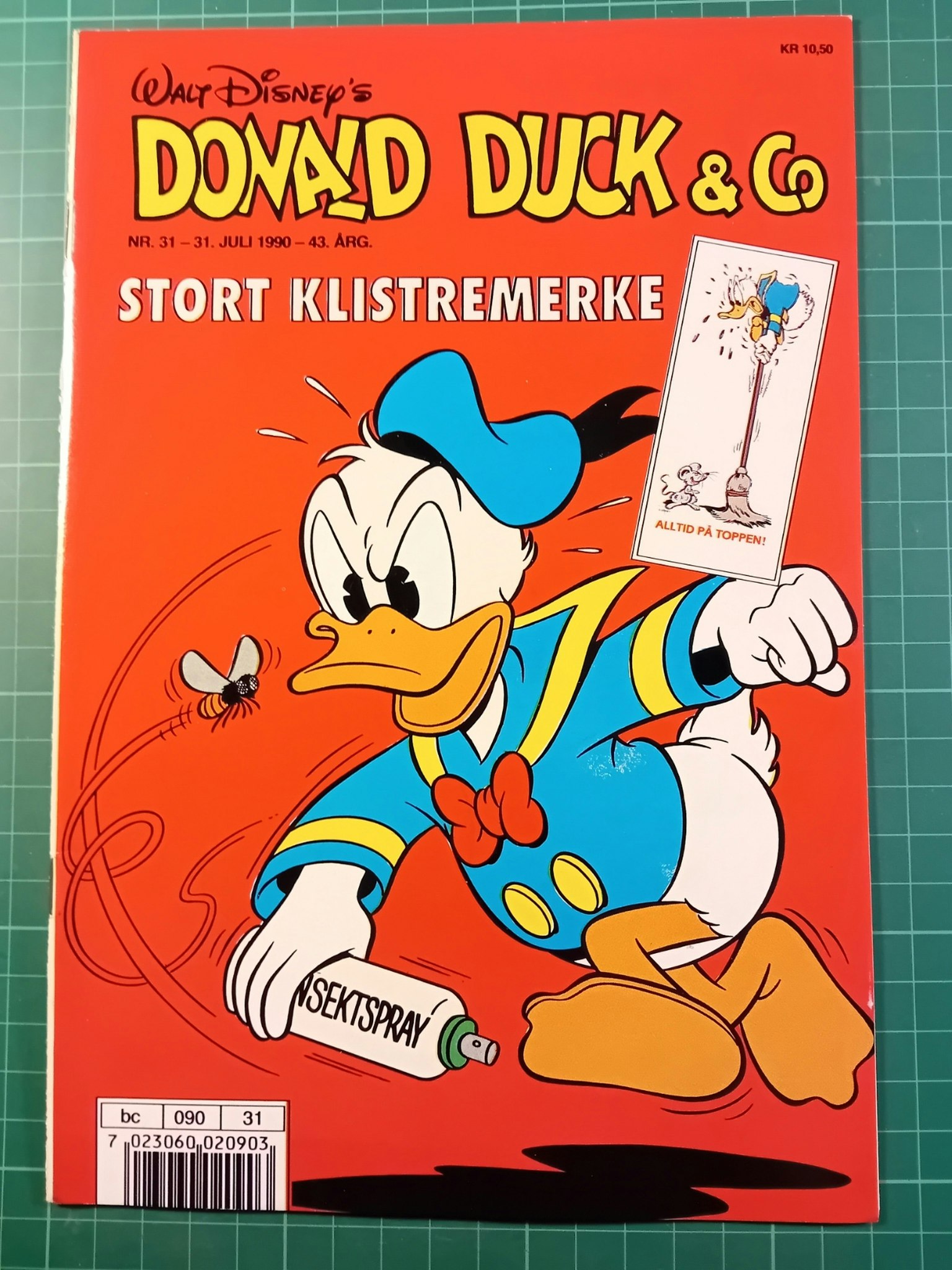Donald Duck & Co 1990 - 31 m/klistremerke