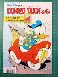 Donald Duck & Co 1990 - 52 m/klistremerker (1 mangler)