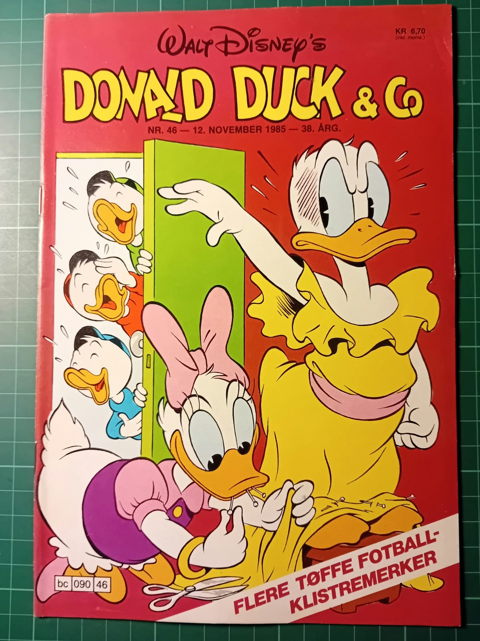 Donald Duck & Co 1985 - 46 m/klistremerke