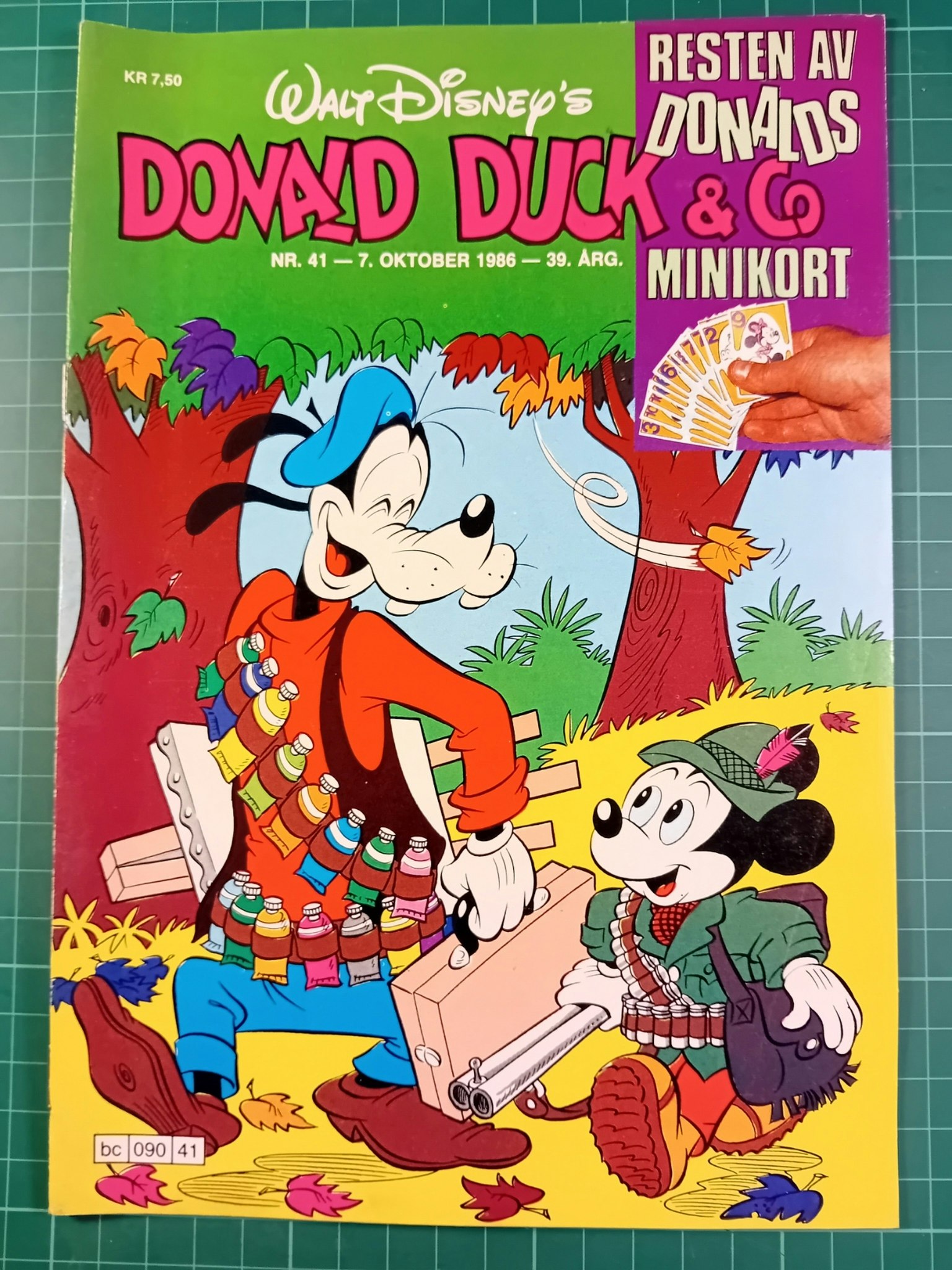 Donald Duck & Co 1986 - 41 m/kortstokk