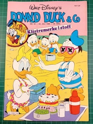 Donald Duck & Co 1986 - 30 m/stoffklistremerke
