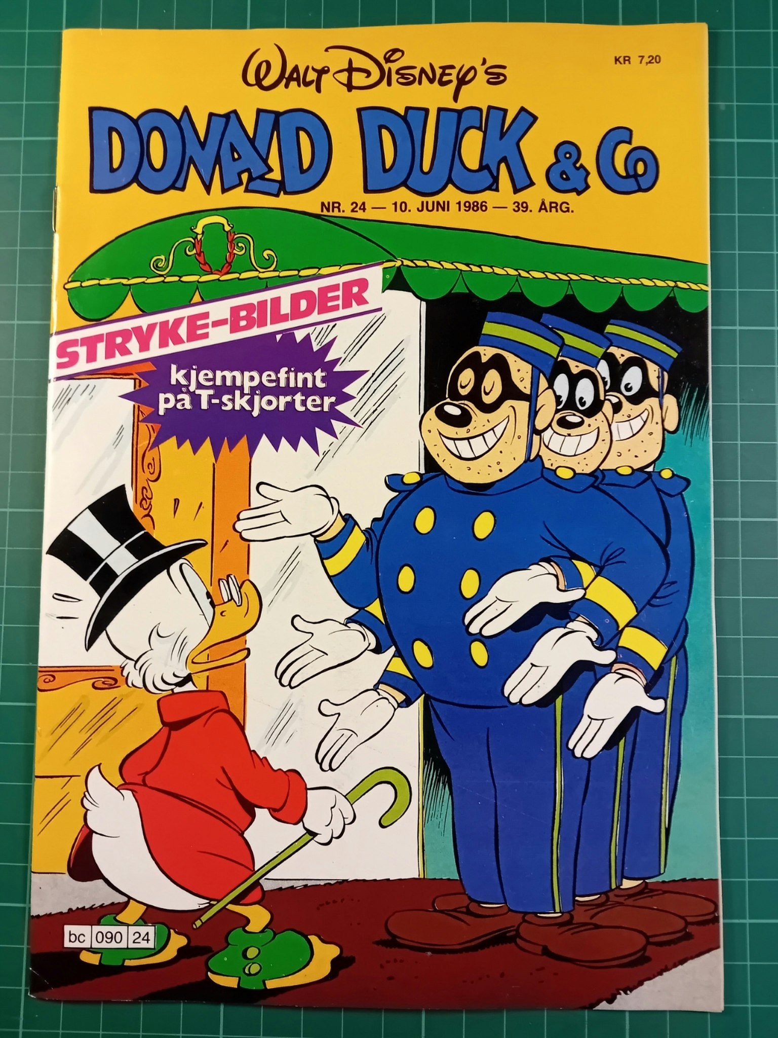 Donald Duck & Co 1986 - 24 m/Strykemerker