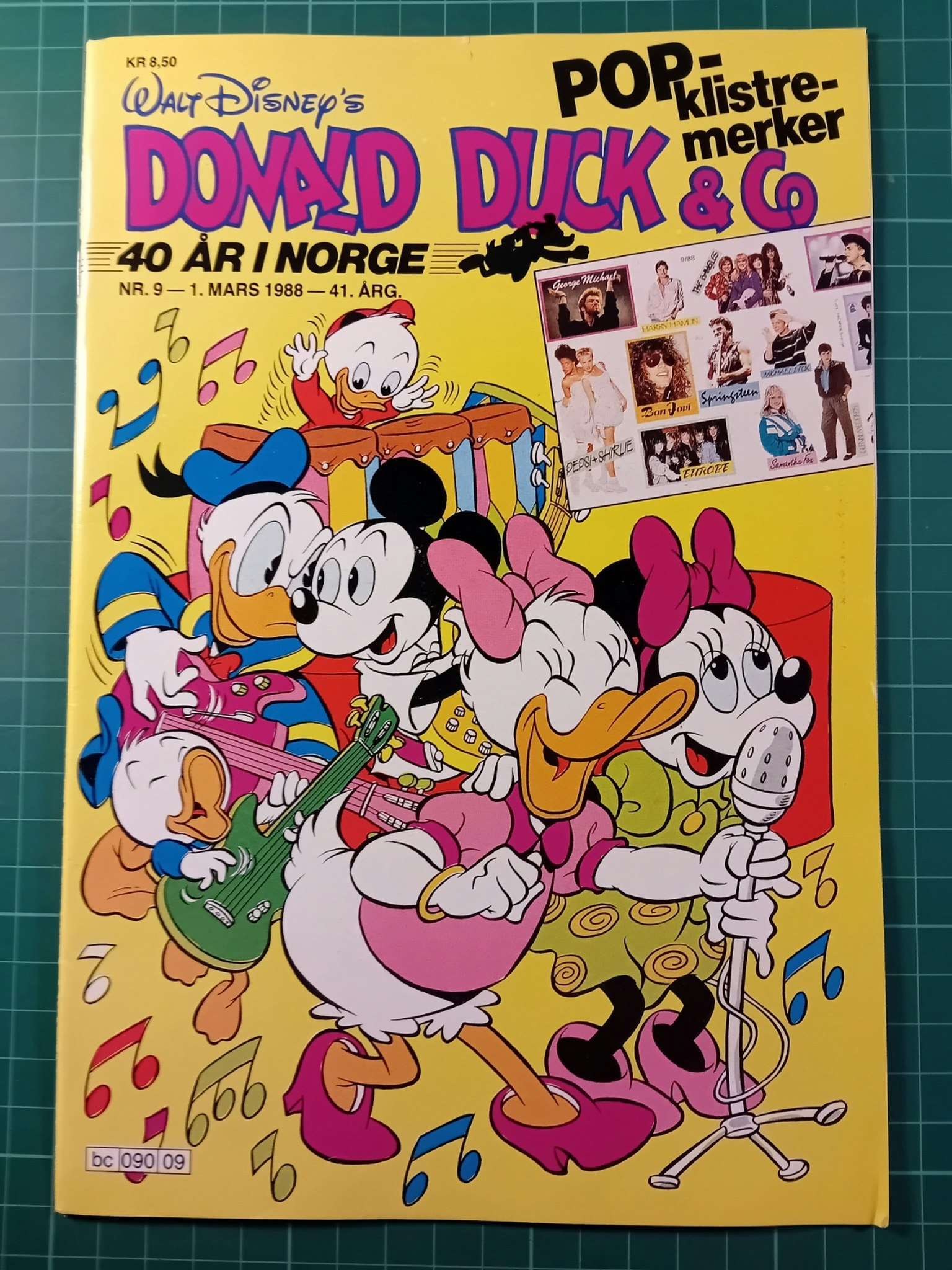 Donald Duck & Co 1988 - 09 m/klistremerker