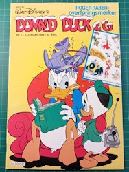 Donald Duck & Co 1989 - 01 m/overføringsmerker