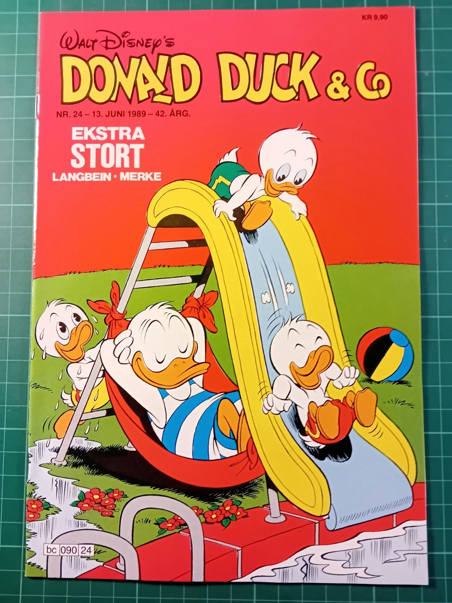 Donald Duck & Co 1989 - 24 m/klistremerke
