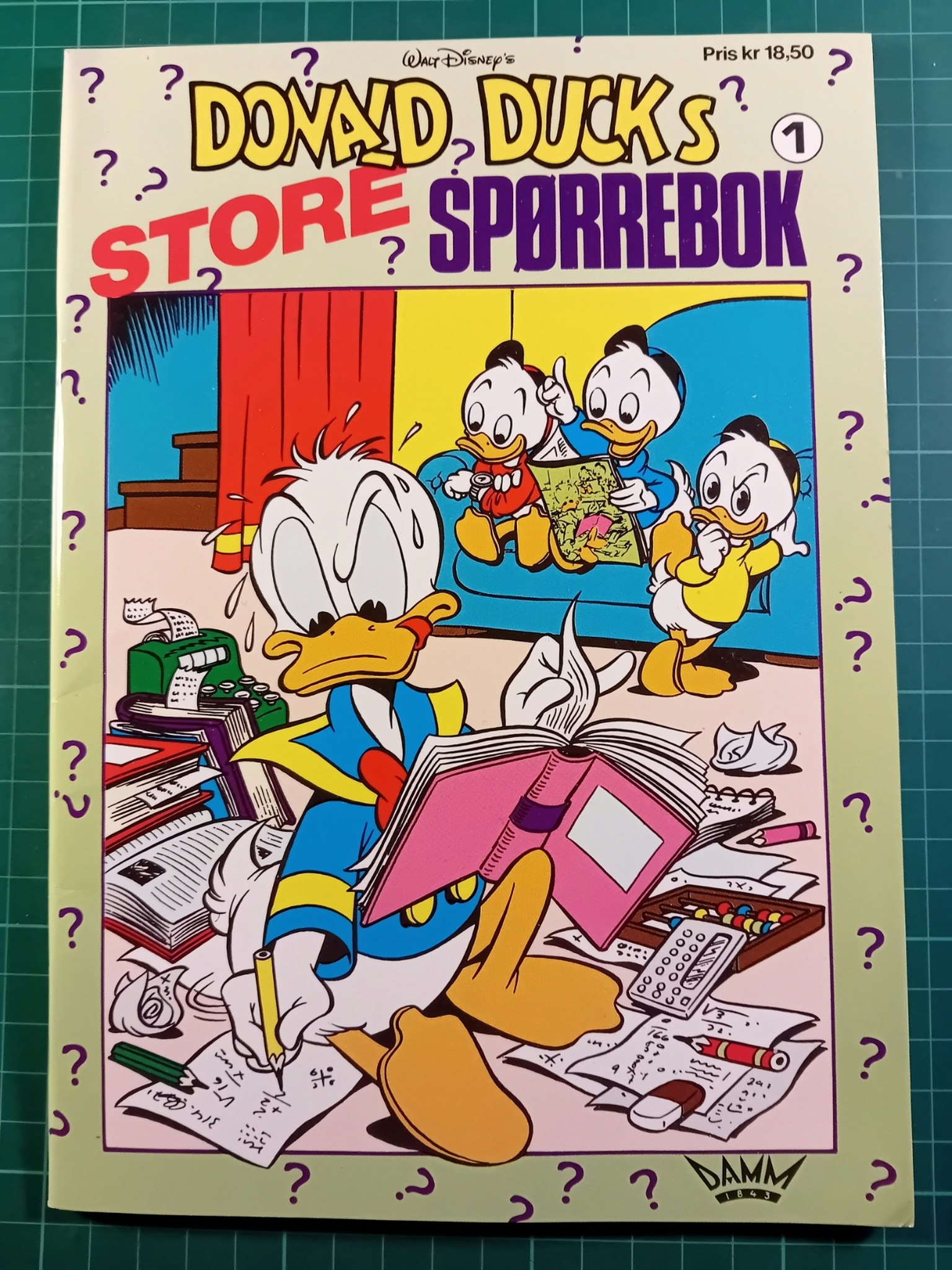 Donald Duck store spørrebok 1987