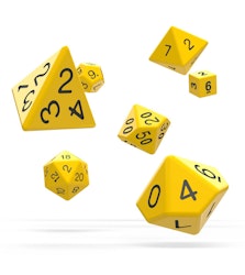 Oakie Doakie RPG Terning sett Gul (7)