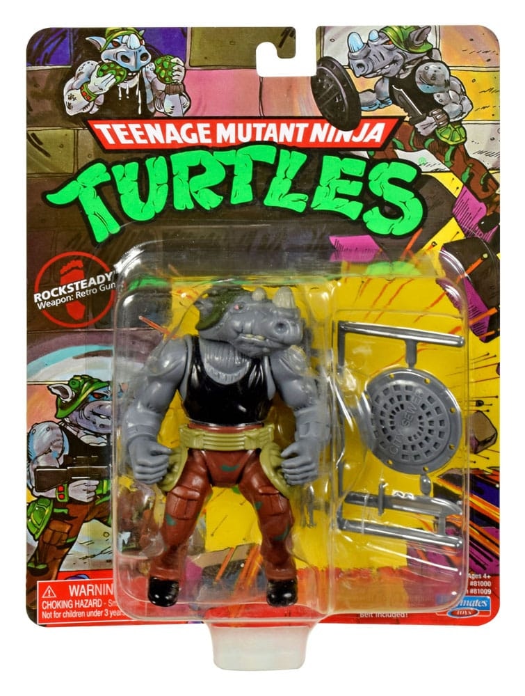 Teenage Mutant Ninja Turtles Classic Rocksteady 12 cm
